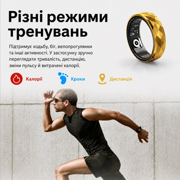 Фото - Смарт - кільце INSPIRE HSR12 Gold (HSR12-8-gold)